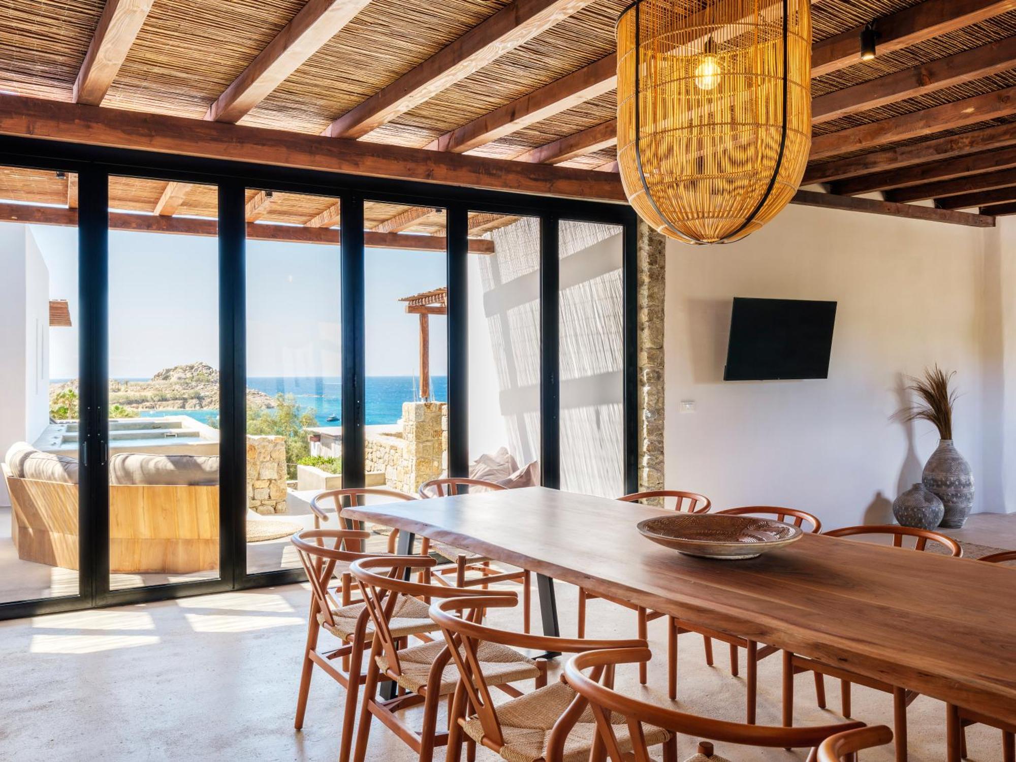 Trinity Mykonos - Beachfront Villa Platys Gialos  Buitenkant foto